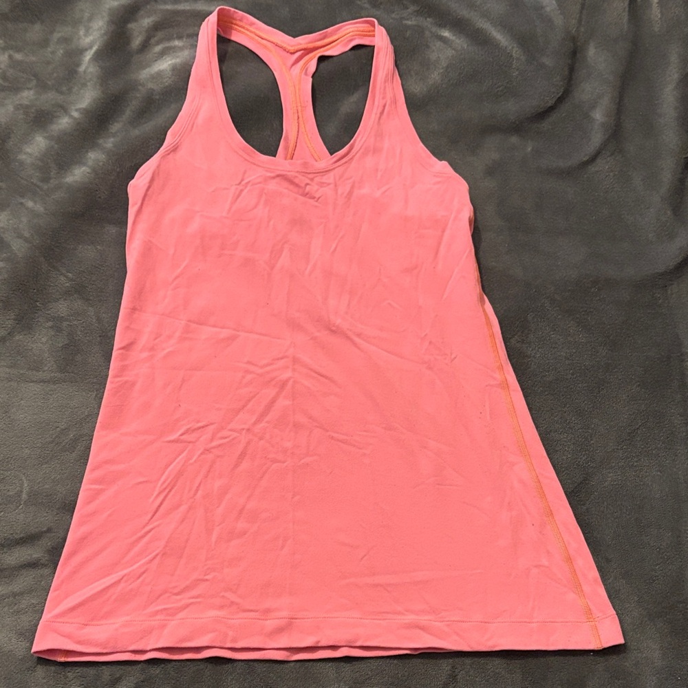 Lululemon Peach Racerback Tank Top